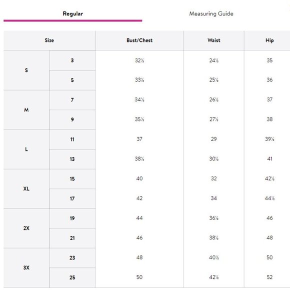 No Boundaries Juniors Size Chart